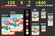 120 Corporate Flyer & Poster Bundle, a Flyer Template by Imagine Design Studio (Thumbnail 2 of 33)