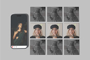Social Media Post Mockup, an iPhone Mockup by lamorastudio (Thumbnail 6 of 11)