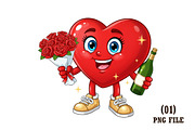 Happy Valentine's Day PNG, an Illustration by DreamArtGraphic (Thumbnail 1 of 5)