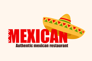 Logo  Mexican restaurant, an Object Graphic by Viktorijareut