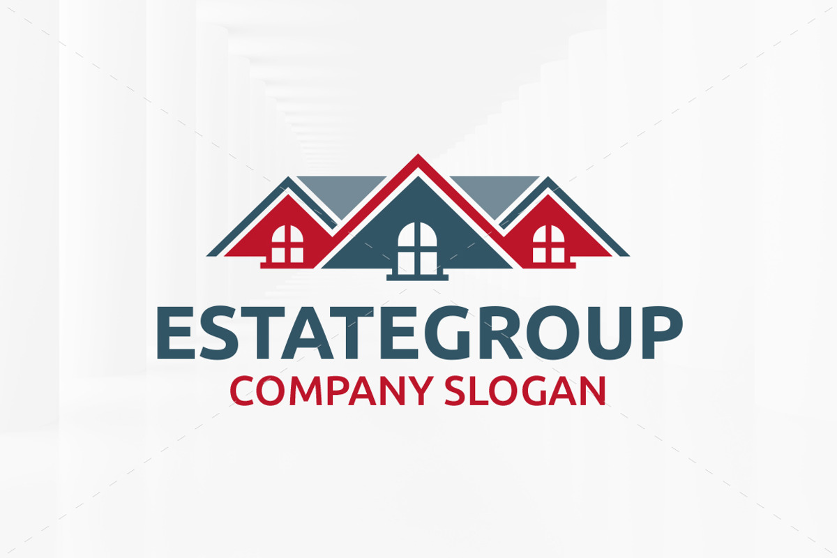 Estate Group Logo Template, a Branding & Logo Template by LOGOMAGINE (Photo 1 of 5)
