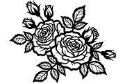 Floral Bouquet Silhouette, an Object Graphic by Creativeshirt (Thumbnail 10 of 20)