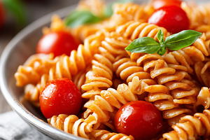 Delicious Italian fusilli pasta, a Food & Drink Photo by MistyDay
