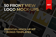 50 logo mockup branding bundle, a Product Mockup by PrintPixel (Thumbnail 1 of 54)