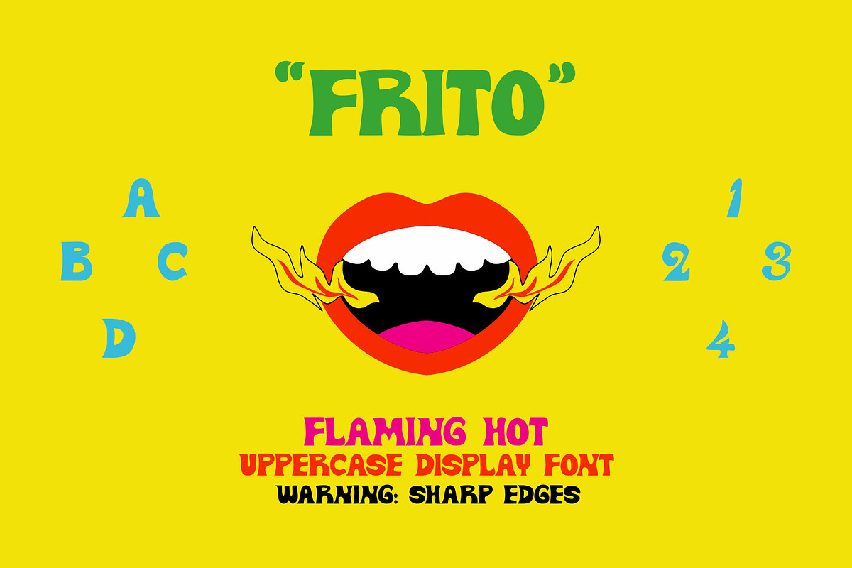 Frito, a Font by Hello Wala Type Foundry (Photo 1 of 5)