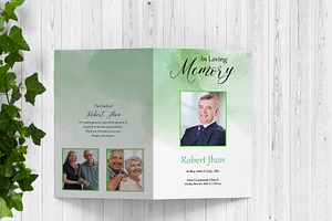 Printable Funeral Program Template