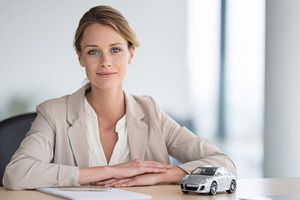 Business setting with a model car, a Photo by Beautiful things