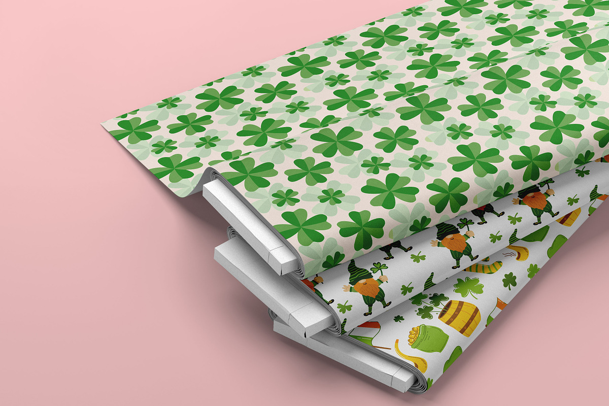 St Patricks Day Seamless Pattern, a Pattern Graphic by Digital Studio (Photo 2 of 8)