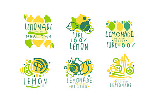Lemonade Logo Templates Original, a Food Illustration by TopVectors