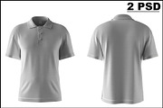 Polo T-shirt Mockup, a Shirt Mockup by mockupbuys (Thumbnail 2 of 6)