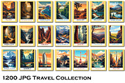 Travel Poster Wall Art Bundle, a Wallpaper Photo by Chipshpow Graphics (Thumbnail 6 of 8)