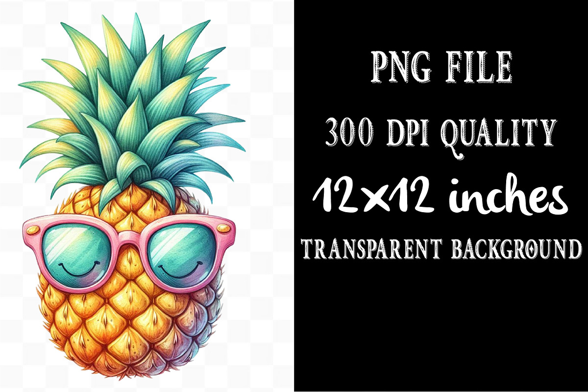 Cute Summer Tropical Clipart, an Illustration by Designking (Photo 4 of 4)