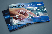 Advance Technology Brochure, a Brochure Template by Design_Fx (Thumbnail 1 of 8)