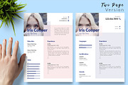 Modern Resume Template / CV - Iris, a Resume Template by Templates Design Co. (Thumbnail 3 of 17)