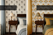 Classic Bedroom Wallpaper Mockup PSD, a Household Mockup by LinnestCreative (Thumbnail 4 of 7)