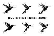 Hummingbird SVG Silhouette Clipart, an Animal Illustration by Gfx Expert Team (Thumbnail 3 of 3)