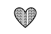 Knitted Heart Love Vector Bundle, an Illustration by Designs_River (Thumbnail 39 of 53)