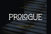 Prologue - Rough Serif, a Serif Font by Alpaprana (Thumbnail 1 of 9)