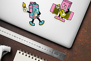 Retro Milkshake Illustration, an Object Illustration by Decoconio Design (Thumbnail 6 of 7)
