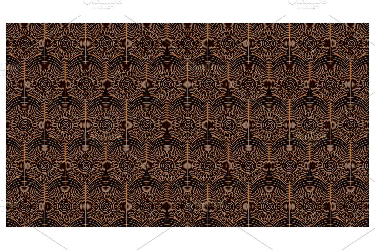 Art Deco Repeating Motif, a Pattern Graphic by Creative Backgrounds