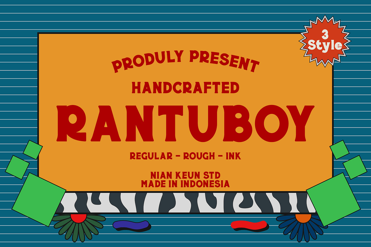 Rantuboy, a Slab Serif Font by Nian Keun Studio (Photo 1 of 10)