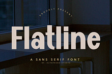 Flatline - Display Sans