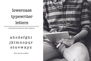 Procreate Typewriter Font lowercase, a Brush Add-On by Nancy Ingersoll (Thumbnail 2 of 5)