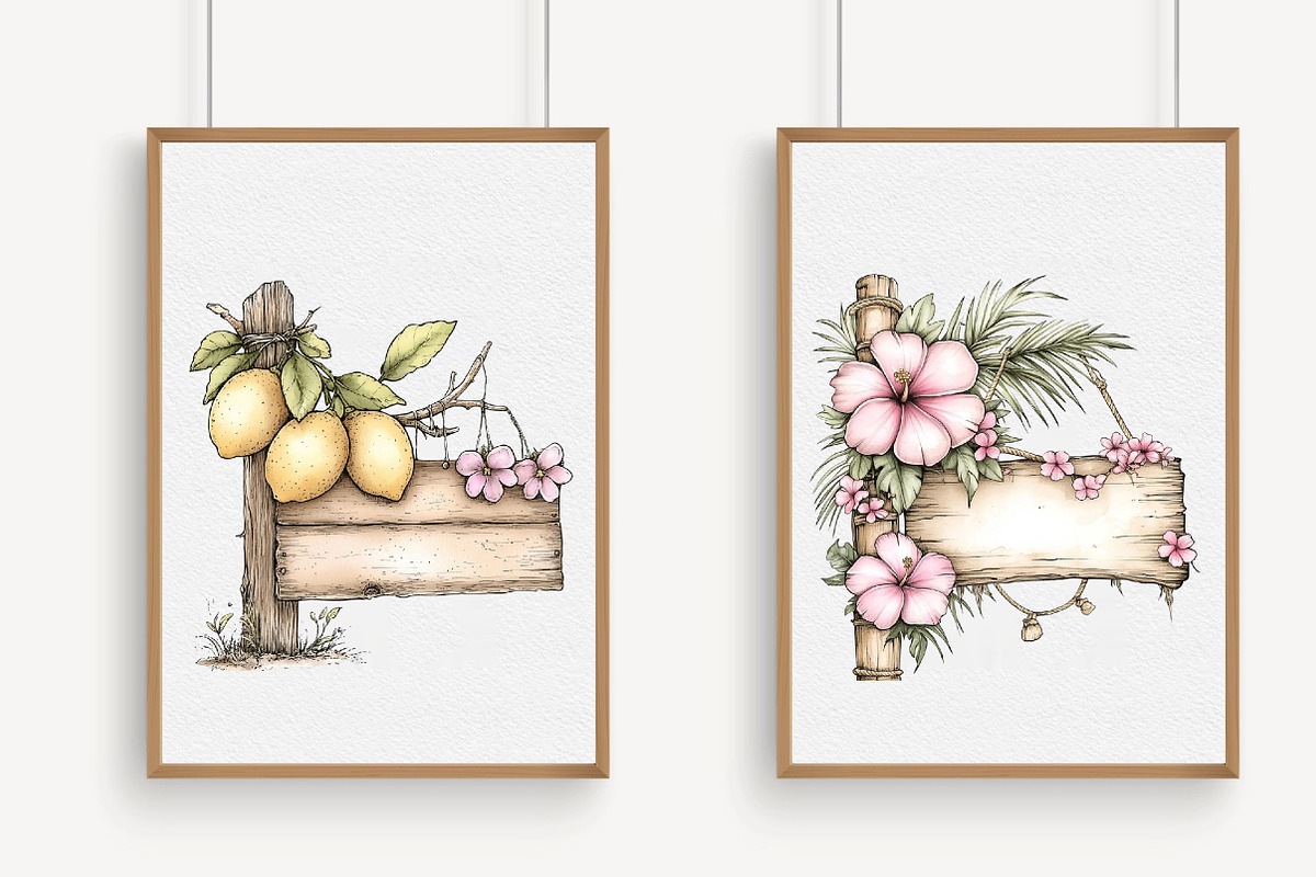 Summer Wooden Signs, a Graphic by Libby Wishes (Photo 2 of 7)