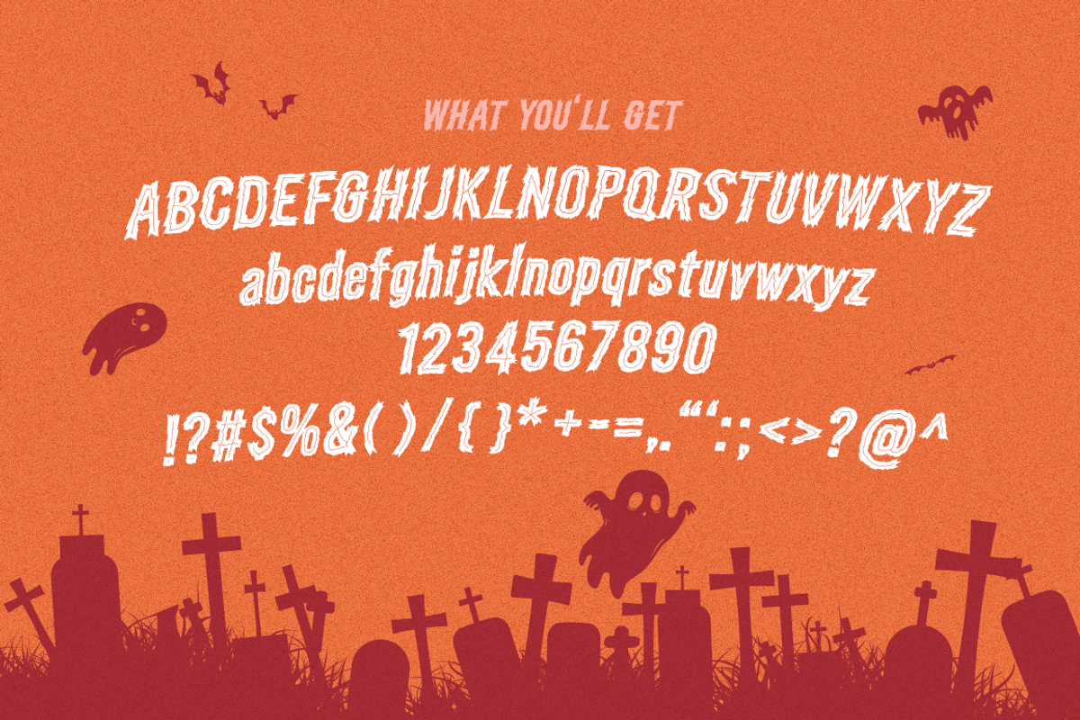 Horror Fonts | Crazy Monsters, a Sans Serif Font by tomatstudio (Photo 7 of 8)