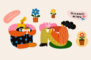 Coffee time, a Person Illustration by MoleskoStudio (Thumbnail 6 of 15)