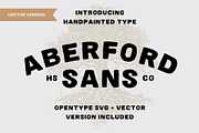 Aberford - SVG Typeface, a Handwritten Font by Hustle Supply Co. (Thumbnail 10 of 10)