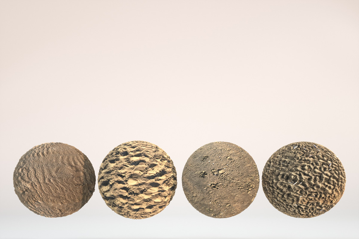 4 Seamless Beach Sand Textures, a Textures & Material 3D Model by 3DTreatment (Photo 5 of 6)