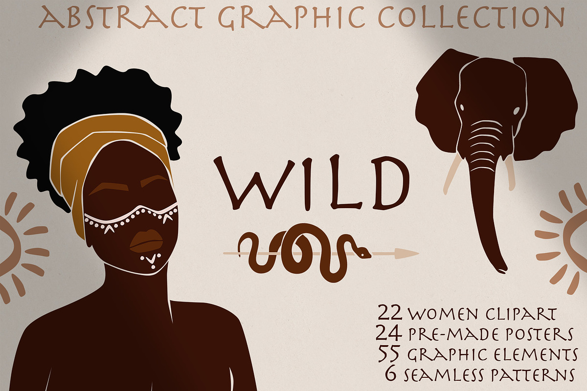 WILD. Abstract collection., a Person Illustration by EasyArt (Photo 11 of 11)