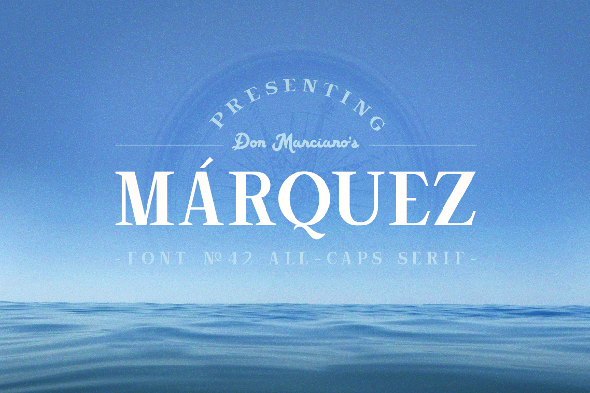 Marquez Vintage, a Serif Font by DonMarciano (Photo 1 of 5)