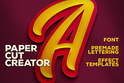Double Paper Cut Effect & Lettering, a Graphic by TVartworks (Thumbnail 1 of 13)