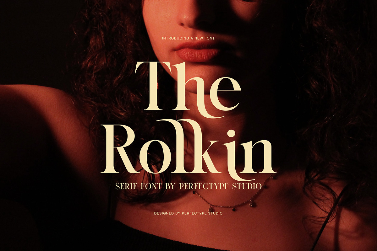 The Rolkin Elegant Serif Font, a Serif Font by Perfectype (Photo 1 of 7)
