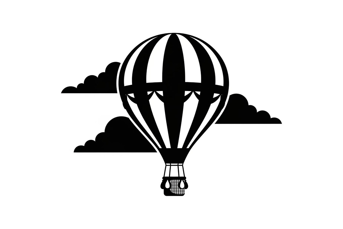 Hot Air Balloon Sky Bundle, an Illustration by yasushie (Photo 16 of 31)
