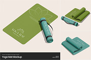 Yoga Mat Mockup, a Merchandise Mockup by Permadi Creative (Thumbnail 1 of 5)