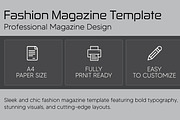 Fashion Magazine Template 2024, a Magazine Template by X-Type (Thumbnail 4 of 4)