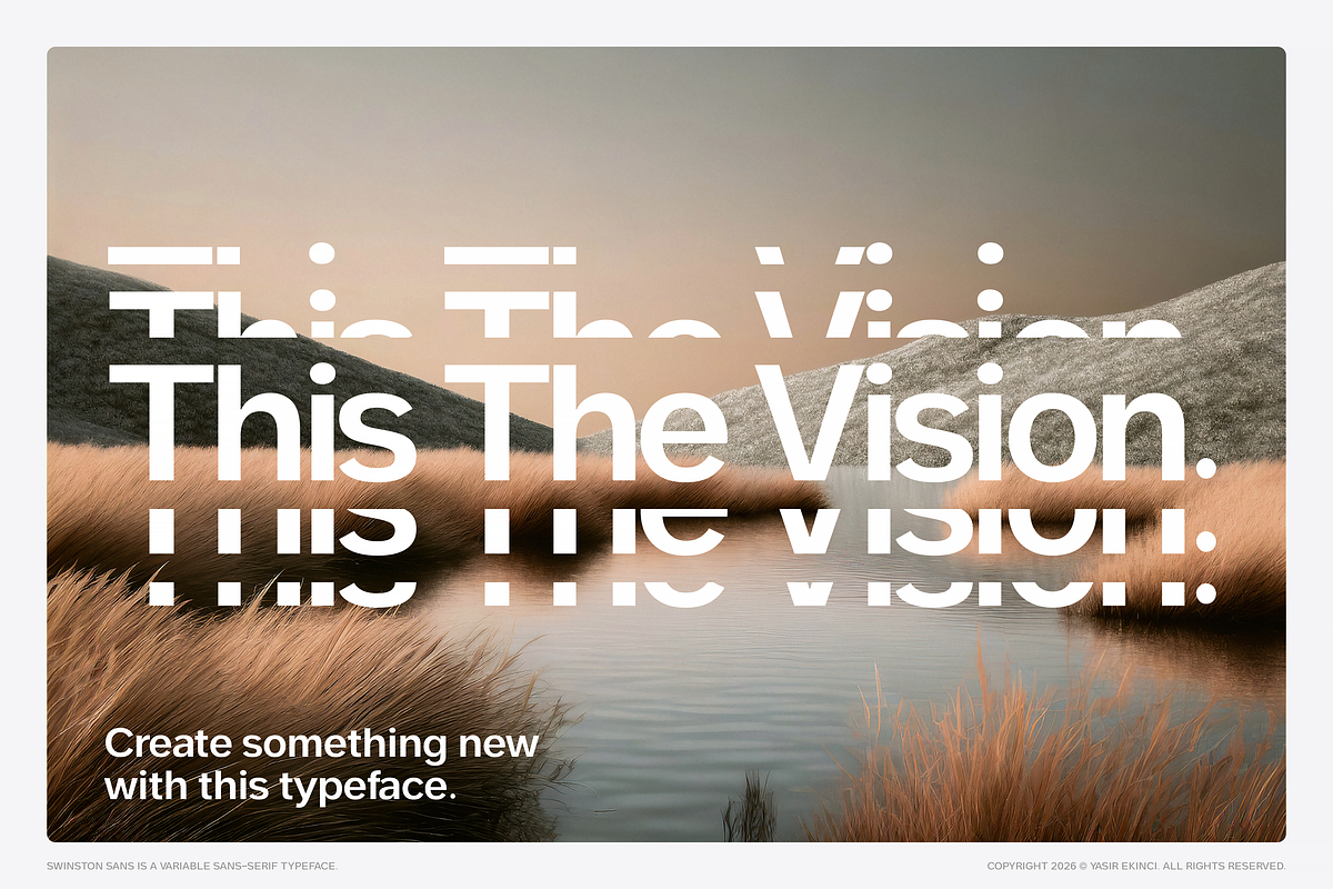 Swinston Sans Variable Typeface, a Sans Serif Font by Yasir Ekinci (Photo 17 of 17)