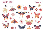 Mysterious Boho Clipart & posters, an Object Graphic by Sofico (Thumbnail 21 of 26)