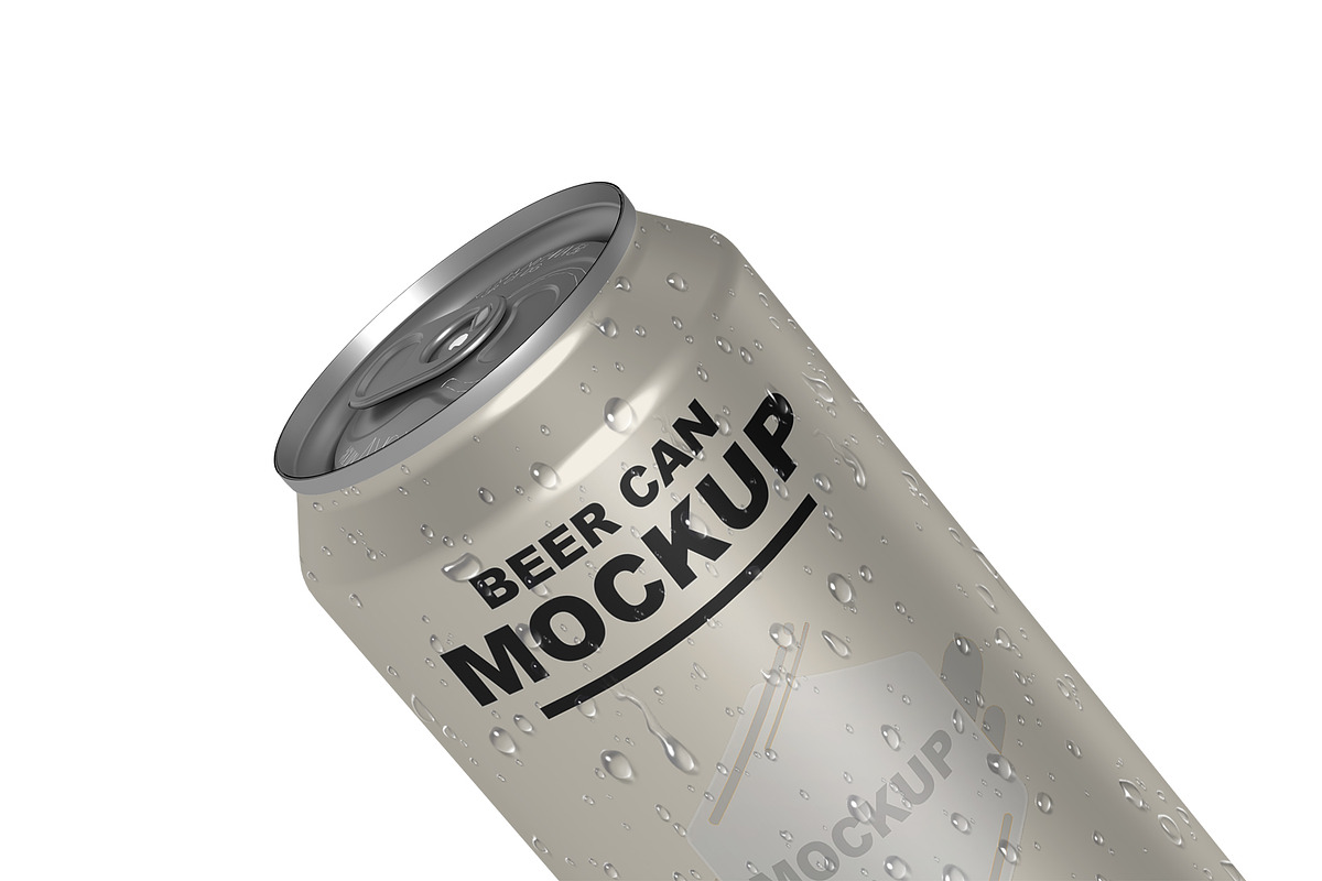 Beer Can Mockup, a Product Mockup by Designbuys (Photo 4 of 4)