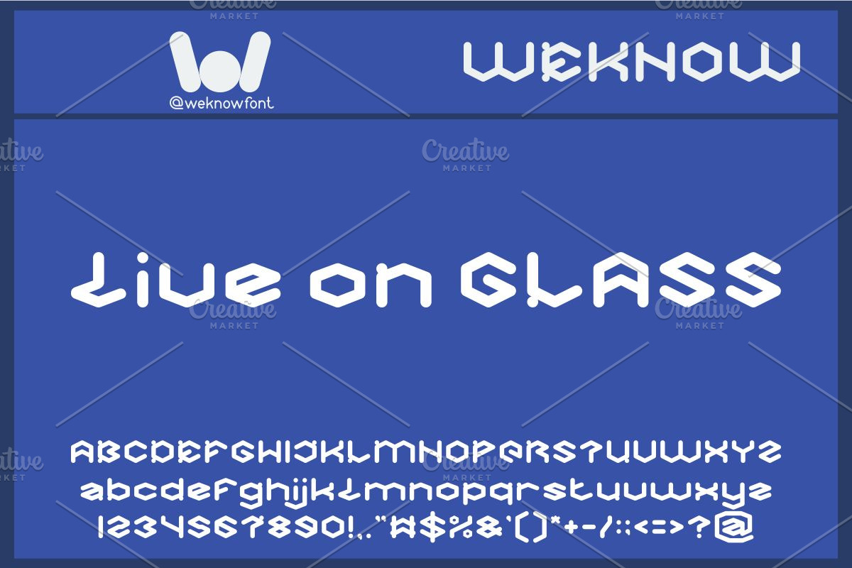 High tech font, a Font by weknow (Photo 5 of 8)