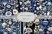 EXOTIC DÉCOR. Seamless Patterns, a Texture Illustration by RefinedFantasyStudio (Thumbnail 1 of 9)