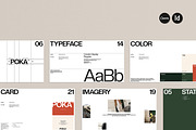 POKA | Brand Guideline Templates, a Presentation Template by evgenystudio (Thumbnail 5 of 10)