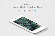 Nature Pack, a Social Media Template by Social Corner Graphics (Thumbnail 1 of 8)