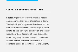 Standard Pixel Font 4 Styles