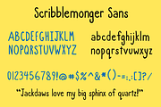 Scribblemonger Sans, a Sans Serif Font by Phillustrations (Thumbnail 2 of 5)