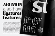 Agumony, a Sans Serif Font by din-studio.com (Thumbnail 11 of 13)
