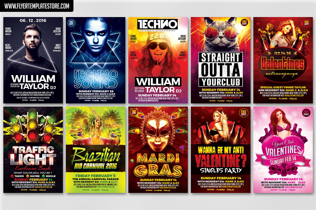 200 Flyer Templates Bundle 98% OFF !, a Flyer Template by XtremeFlyers (Photo 11 of 22)